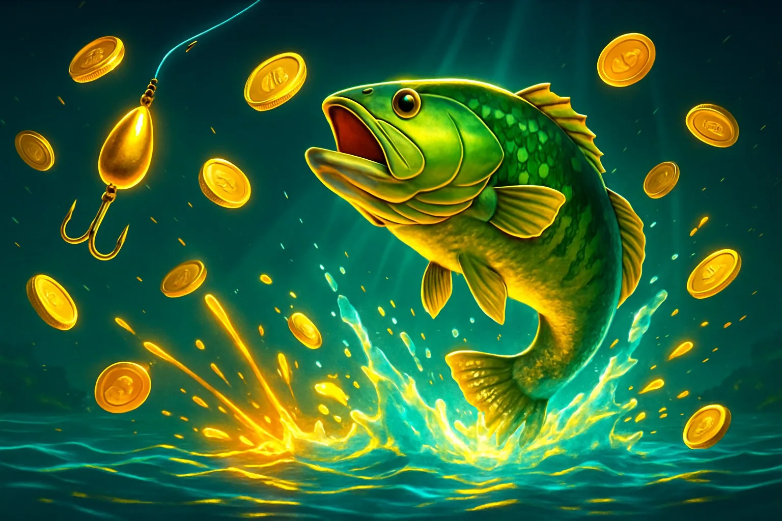 Big Bass Bonanza key art